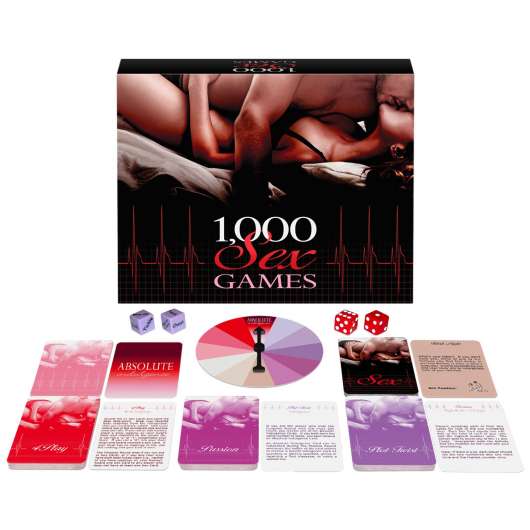 1000 Sex Games - Engelska - Mixed colours