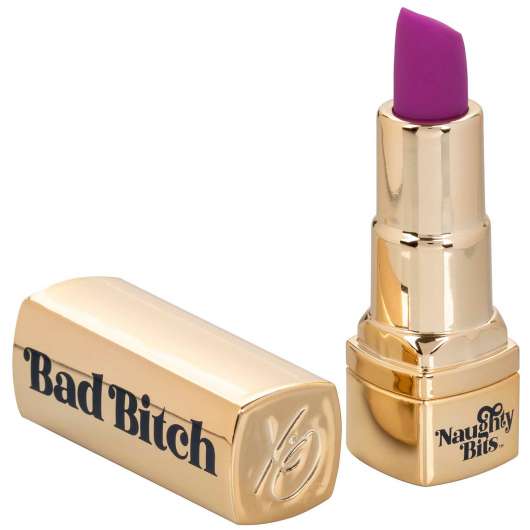 Bad Bitch Lipstick Vibrator - Gold