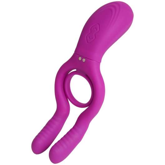 baseks Dual Fun Par Penisring - Purple