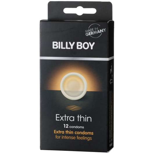 Billy Boy Extra Thin Kondomer 12 st   - Klar