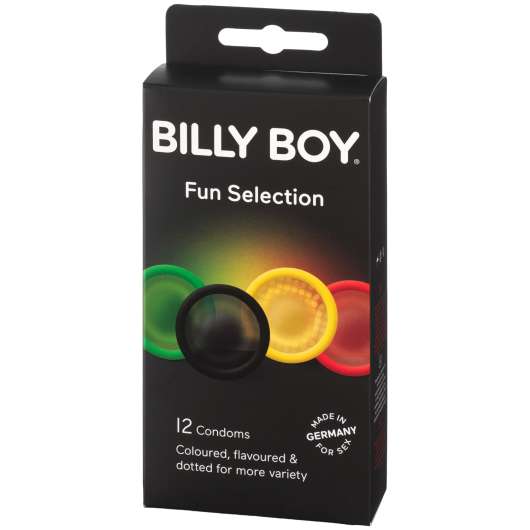 Billy Boy Fun Selection Kondomer 12 st   - Klar