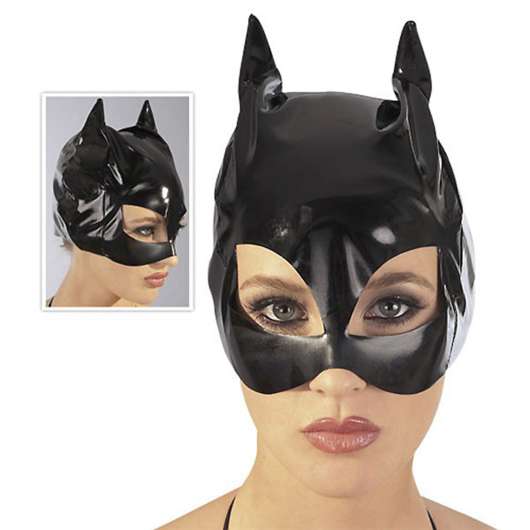 Black Level Lack Katt Mask       - Svart - One Size