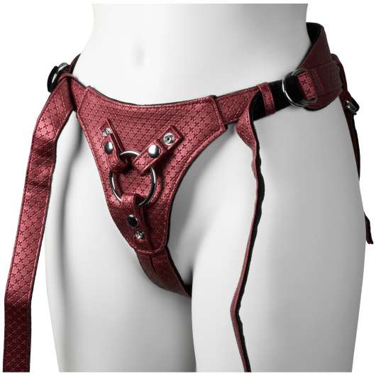 CalExotics Her Royal Harness The Regal Queen - Red