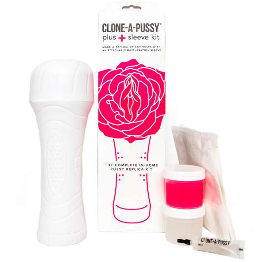 Clone-A-Pussy Plus Klona Din Vagina Set med Sleeve - Rosa