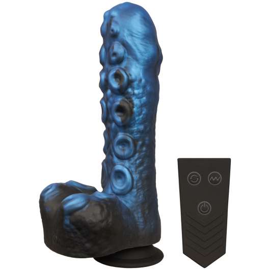 Doc Johnson Tendril Thuster Thrusting Dildo Mini Sexmaskin - Blue