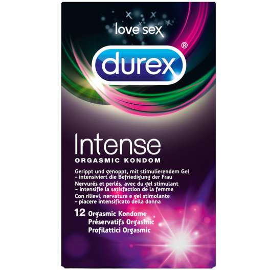 Durex Intense Kondomer 12 st - Clear