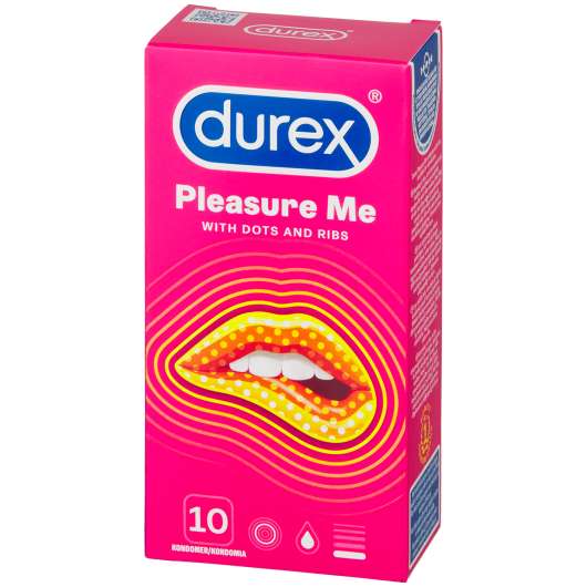 Durex Pleasure Me Kondomer 10 st - Klar