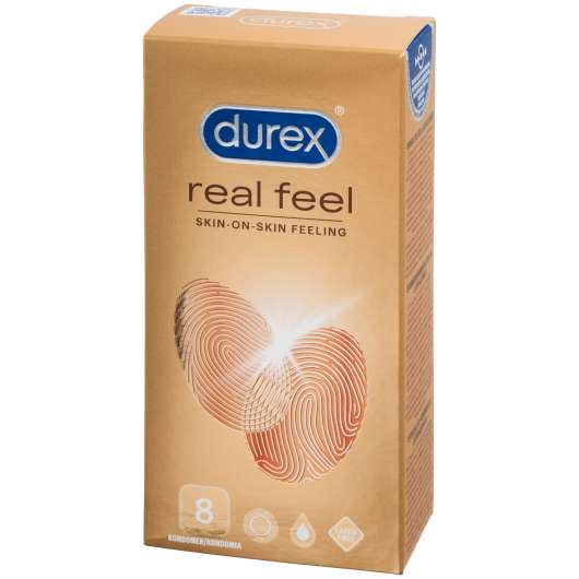 Durex RealFeel Latexfria Kondomer 8 st - Clear