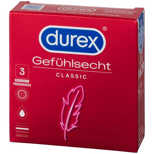Durex Sensitive Kondomer 3 st - Klar