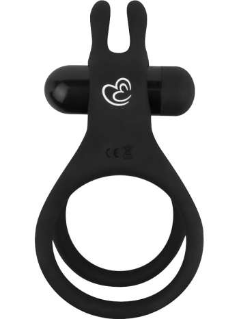 EasyToys: Share Ring, Double Vibrating Cock Ring with Rabbit Ears