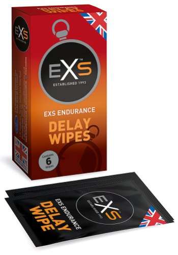 EXS Delay Wipes 6-pack