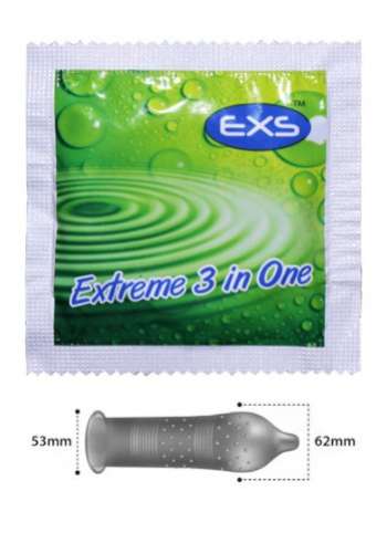 EXS EXS Ribbed Dotted Flared - 30 pack