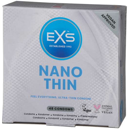 EXS Nano Thin Kondomer 48 st - Clear
