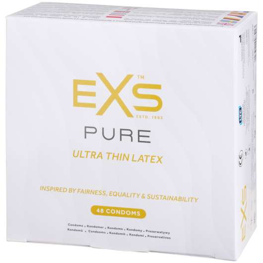 EXS Pure Ultra Thin Latexkondomer 48 st - Klar