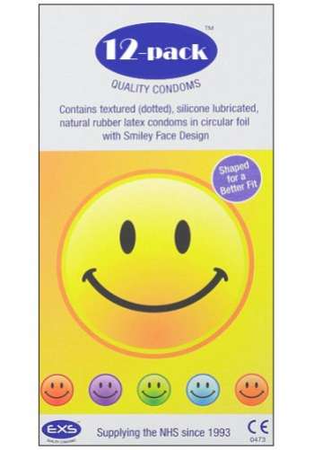 EXS Smiley Face Kondom 12-pack