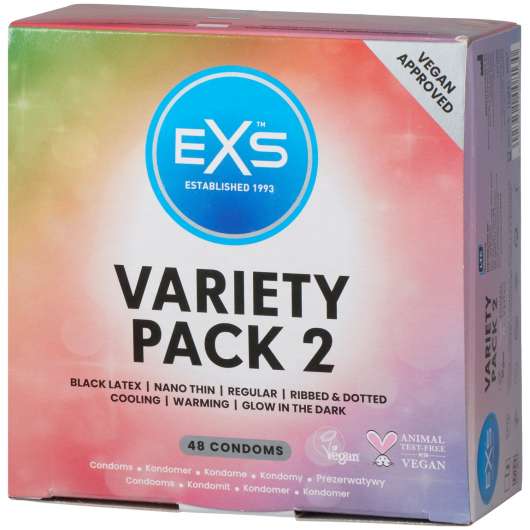 EXS Variety Pack 2 Kondomer 48 st - Clear