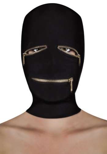 Extreme Zipper Mask with eye & mouth zippers
