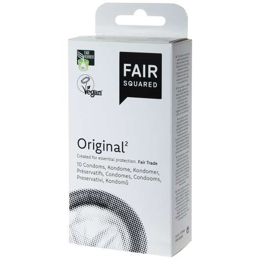 Fair Squared Original Veganska Kondomer 10 st - Clear