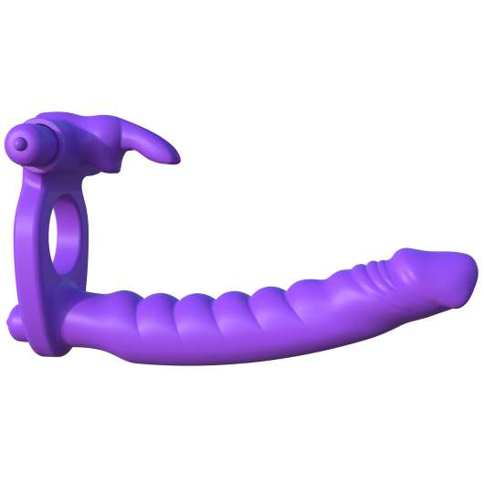Fantasy C-Ringz Silikon Double Penetrator Rabbit - Purple