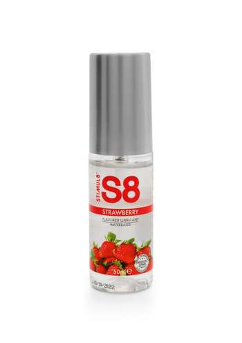 Glidmedel vattenbaserat S8 jordgubbe 50 ml