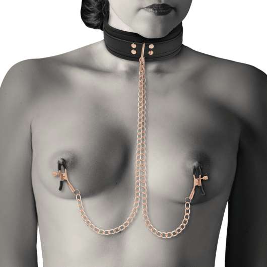 Halsband Med Bröstklämmor Coquette