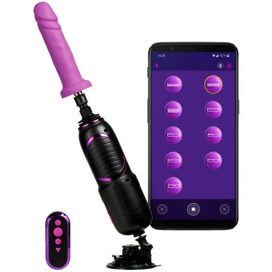 Hismith Pro Traveler 2.0 App-Controlled Sex Machine - Purple