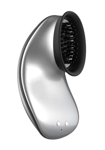 Innovation Twitch - Hands-Free Suction Vibrator - Silver