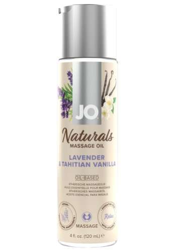 JO Naturals Massageolja, Lavender Tahitian Vanilla