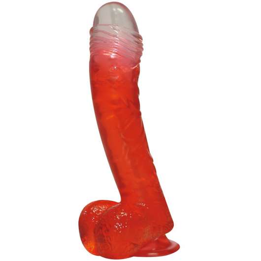Jolly Buttcock Anal Dildo 17 cm - Red