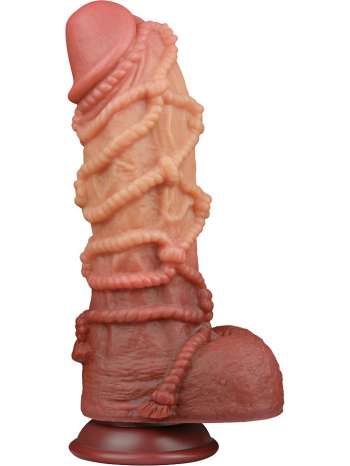 LoveToy: Dual-Layered Silicone Cock with Rope