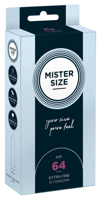 Mister Size - 64mm Kondomer 10st