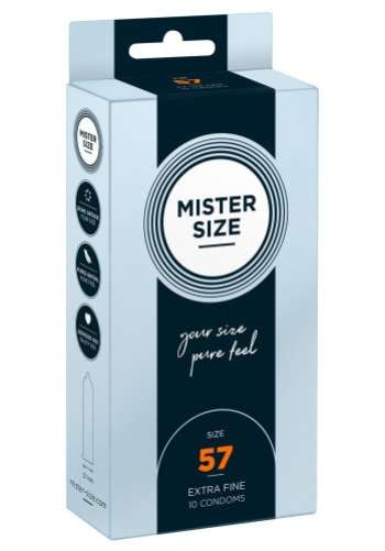 Mister Size Kondomer 57 mm, 10-pack