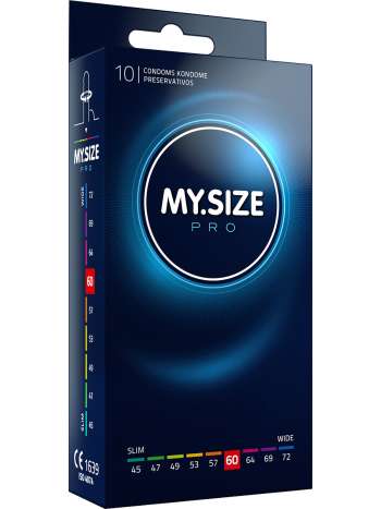 My.Size Pro: Kondomer 60mm, 10-pack