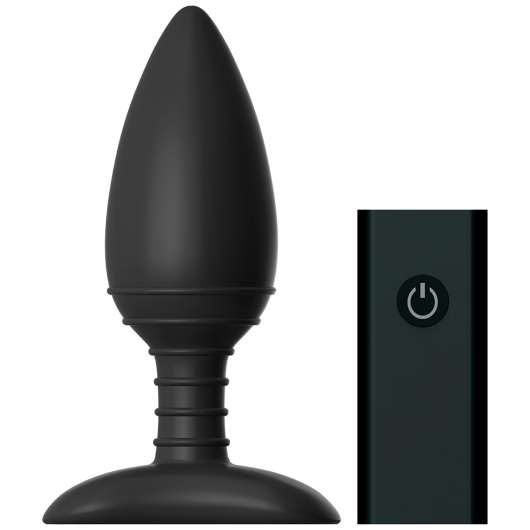 Nexus Ace Large Trådlös Uppladdningsbar Analvibrator med Fjärrkontroll - Black