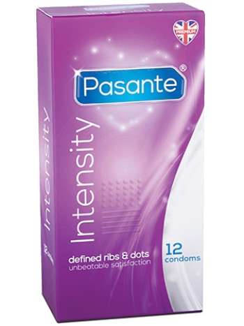 Pasante Intensity: Kondomer, 12-pack