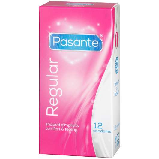 Pasante Regular Kondomer 12-pack - Clear