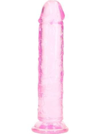 RealRock: Crystal Clear Straight Realistic Dildo