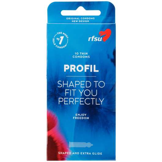 RFSU Profil Kondomer 10 pack   - Klar
