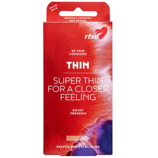 RFSU Thin Kondomer 10 pack - Clear