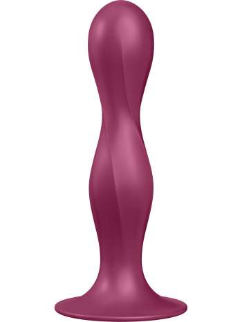 Satisfyer: Double Ball-R, Weighted Dildo, röd