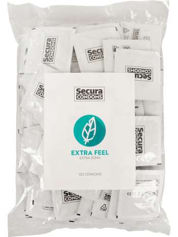 Secura: Extra Feel, Kondomer, 100-pack
