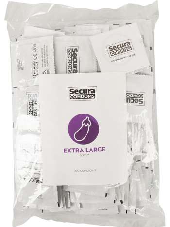 Secura: Extra Large, Kondomer, 100-pack