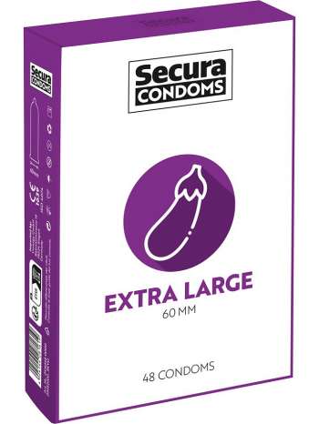 Secura: Extra Large, Kondomer, 48-pack