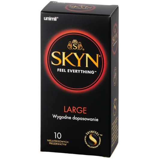 SKYN Large Latexfria Kondomer 10 st - Clear
