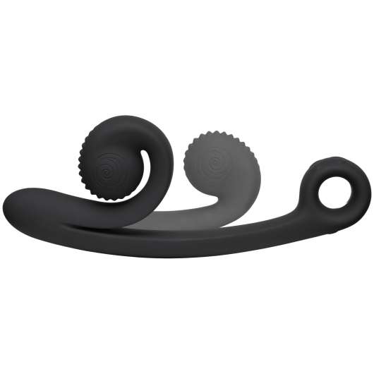 Snail Vibe Curve Uppladdningsbar Dual Stimulator - Black