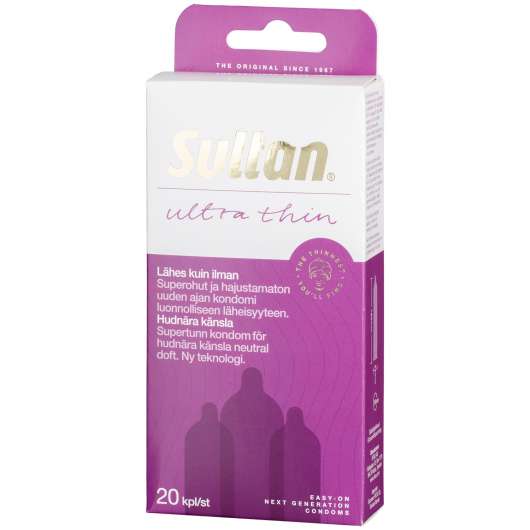 Sultan Supertunna Kondomer 20 st - Clear