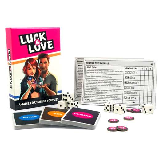 Tingletouch Games Luck and Love Erotiskt Spel för Par  - Blandade färger