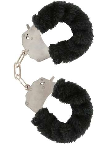 Toy Joy: Furry Fun Cuffs Plush, svart
