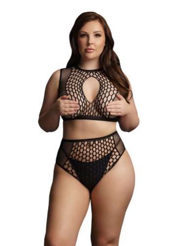 Two Piece Set Fishnet And Fence Net - Queen Size