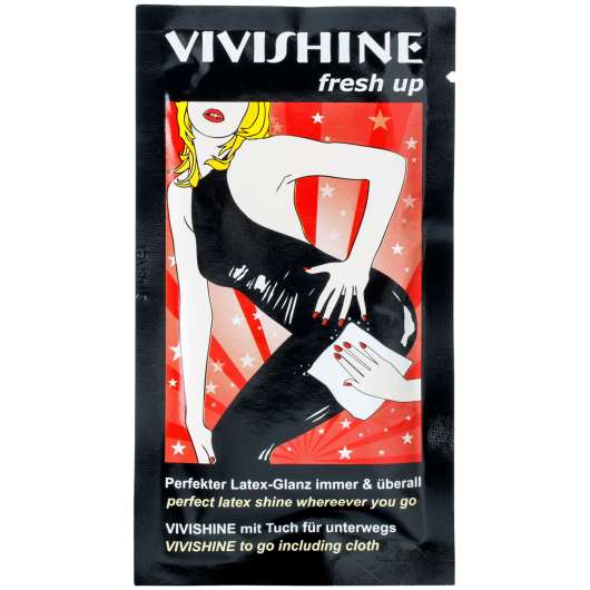 Vivishine Latex Fresh Up Servetter 10 st - Clear